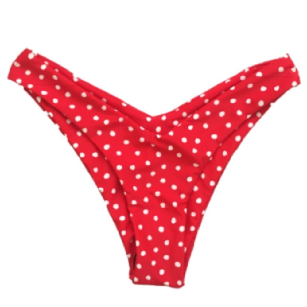 Polka dot bikini seamless bottom